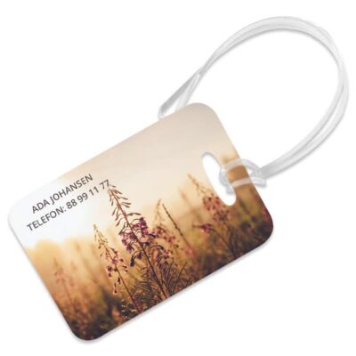 Bagasjemerke rektangel