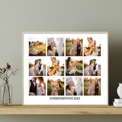 Bildecollage 50x70 cm i ramme